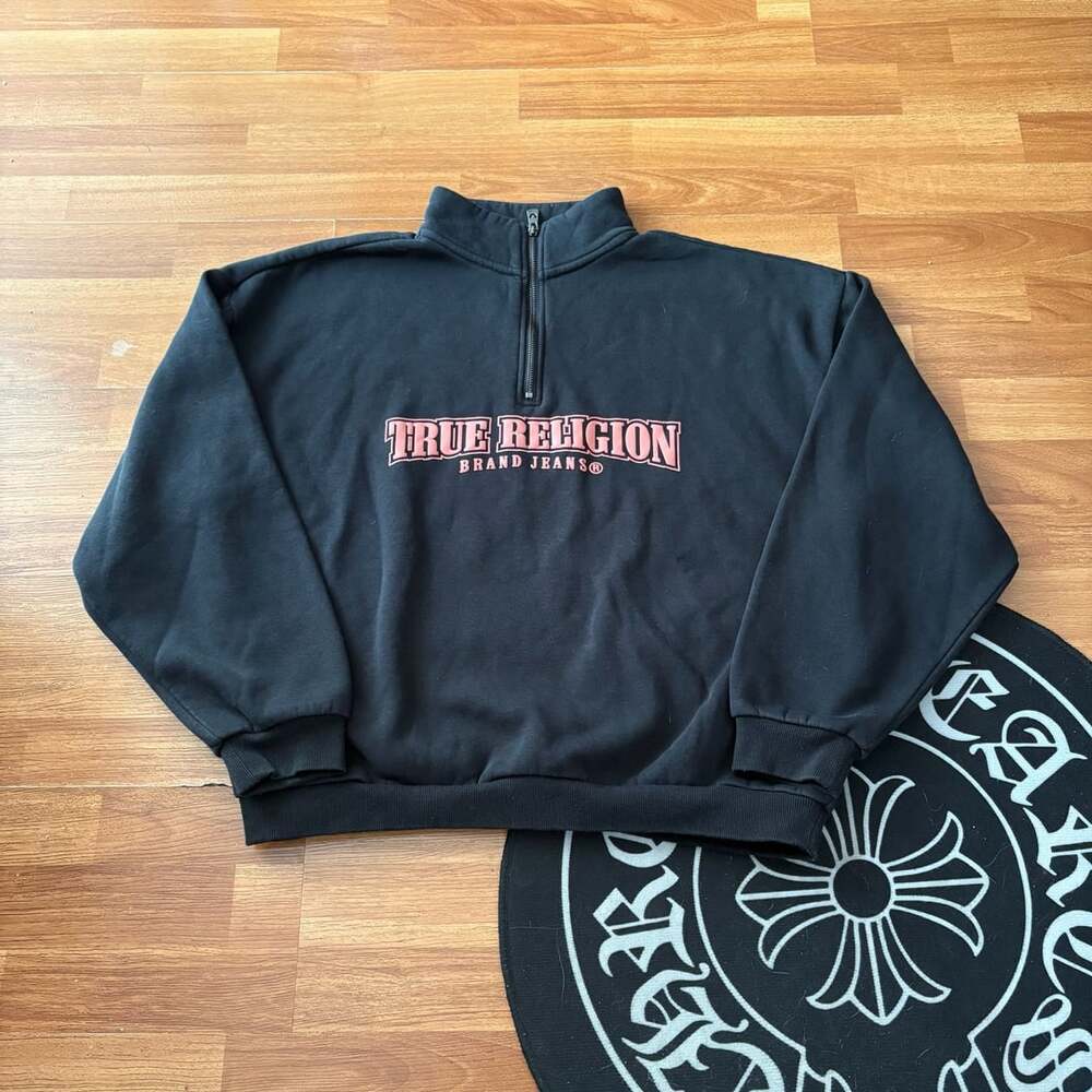 True Religion Quarter Zip Sweatshirt M